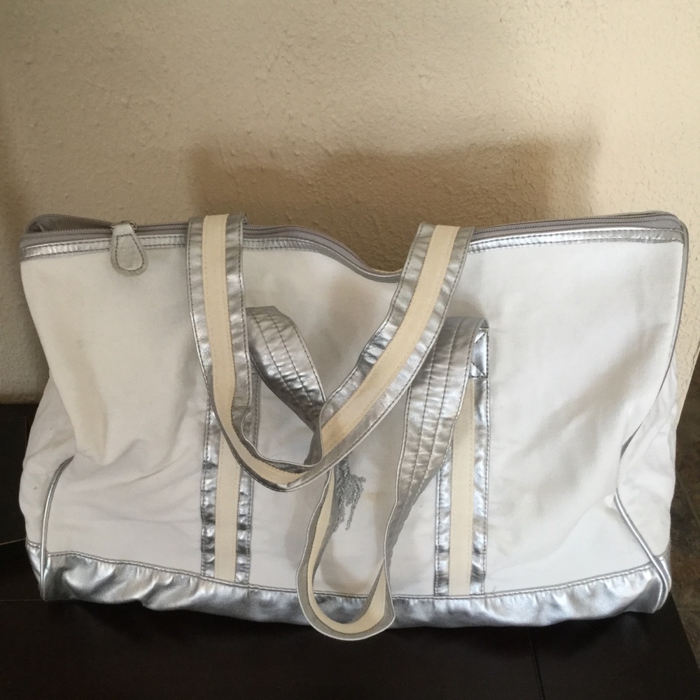 Ralph Lauren vacation fabric/leather bag